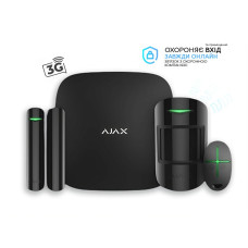 Комплект сигналізації Ajax StarterKit2 black (8EU) UA - бездротова система охорони