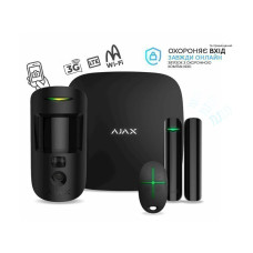 Комплект Ajax StarterKit Cam Plus Black Комплект Ajax StarterKit Cam Plus Black