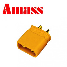 Силовой разъем Amass XT30-M (Папа) Силовой разъем Amass XT30-M (Папа)
