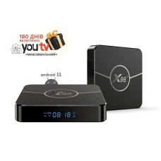 Смарт приставка X98 Plus 4/32 гб (+180 днів ТВ) Смарт приставка X98 Plus 4/32 гб (+180 днів ТВ)
