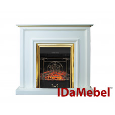 Камінокомплект IDaMebel Adele білий Majestic Brass Камінокомплект IDaMebel Adele білий Majestic Brass