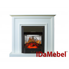 Камінокомплект IDaMebel Adele білий Majestic Black Камінокомплект IDaMebel Adele білий Majestic Black