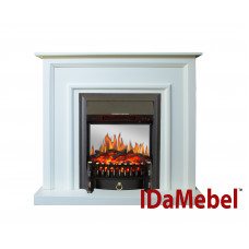 Камінокомплект IDaMebel Adele білий Fobos Black Камінокомплект IDaMebel Adele білий Fobos Black