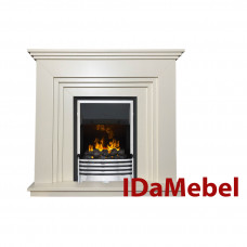 Камінокомплект IDaMebel Gloria білий Flagstaff