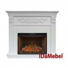 Камінокомплект IDaMebel Marseille білий Goodfire 26 Камінокомплект IDaMebel Marseille білий Goodfire 26
