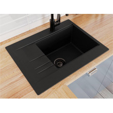Кухонна мийка BODRUM 650 black Miraggio Кухонна мийка BODRUM 650 black Miraggio