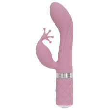 Розкішний вібратор-кролик Pillow Talk - Kinky Pink з кристалом Сваровські, потужний Розкішний вібратор-кролик Pillow Talk - Kinky Pink з кристалом Сваровські, потужний