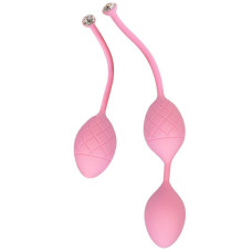Розкішні вагінальні кульки PILLOW TALK - Frisky Pink з кристалом, діаметр 3,2 см, вага 49-75гр Розкішні вагінальні кульки PILLOW TALK - Frisky Pink з кристалом, діаметр 3,2 см, вага 49-75гр