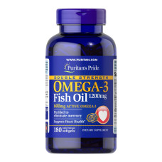 Double Strength Omega-3 Fish Oil 1200 mg/600 mg -180 Softgels Double Strength Omega-3 Fish Oil 1200 mg/600 mg -180 Softgels