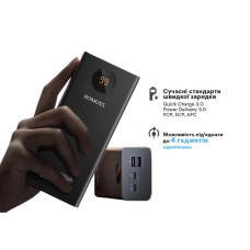 Повербанк для ноутбука ROMOSS 65W Pro (27000 mAh, QC 4.0, Power Delivery 3.0)