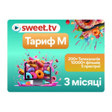 Тариф M от Sweet TV на 3 месяца