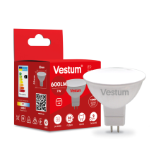 Світлодіодна лампа Vestum MR16 7W 4100K 220V GU5.3 1-VS-1510 Світлодіодна лампа Vestum MR16 7W 4100K 220V GU5.3 1-VS-1510