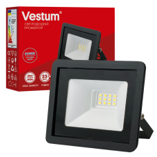 Світлодіодний прожектор Vestum 10W 6500K 180-260V IP65 1-VS-3013 Світлодіодний прожектор Vestum 10W 6500K 180-260V IP65 1-VS-3013