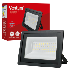 Світлодіодний прожектор Vestum 50W 6500K 180-260V IP65 1-VS-3016 Світлодіодний прожектор Vestum 50W 6500K 180-260V IP65 1-VS-3016