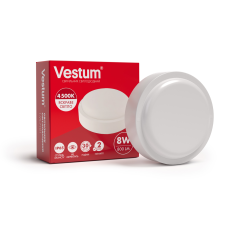 Світлодіодний круглий світильник жкг Vestum 8W 4500K 220V 1-VS-7101 Світлодіодний круглий світильник жкг Vestum 8W 4500K 220V 1-VS-7101