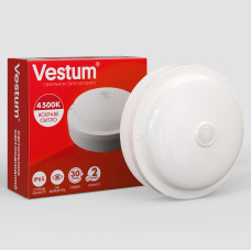 Світлодіодний круглий світильник жкг Vestum 15W 4500K 220V з датчиком руху 1-VS-7107 Світлодіодний круглий світильник жкг Vestum 15W 4500K 220V з датчиком руху 1-VS-7107