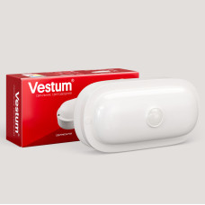Світлодіодний овальний світильник жкг Vestum 15W 4500K 220V з датчиком руху 1-VS-7206 Світлодіодний овальний світильник жкг Vestum 15W 4500K 220V з датчиком руху 1-VS-7206