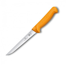 Ніж кухонний обваловувальний Victorinox Swibo Boning, вузький, помаранчевий, 14 см Ніж кухонний обваловувальний Victorinox Swibo Boning, вузький, помаранчевий, 14 см