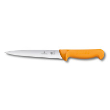 Ніж кухонний філейний Victorinox Swibo Filleting, для филе, помаранчевий, 18 см Ніж кухонний філейний Victorinox Swibo Filleting, для филе, помаранчевий, 18 см