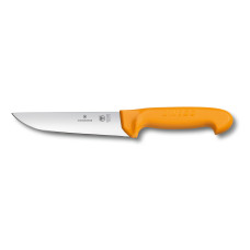 Ніж кухонний Victorinox Swibo, Butcher, широкий, помаранчевий, 18 см Ніж кухонний Victorinox Swibo, Butcher, широкий, помаранчевий, 18 см