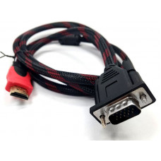 Кабель HDMI - VGA 00038 200шт 9662 Кабель HDMI - VGA 00038 200шт 9662