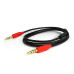 Кабель AUX jack 3,5мм прямой-прямой с микрофоном Hoco UPA12 (уп. 30шт) 300шт 8148