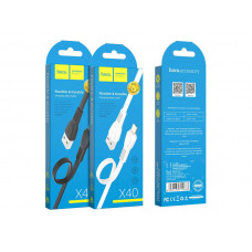 Кабель USB - Lightning Hoco X40 (уп. 33шт) 330шт 9099 Кабель USB - Lightning Hoco X40 (уп. 33шт) 330шт 9099