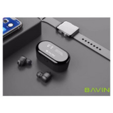 Гарнитура Double с кейсом Bluetooth 5.0 BAVIN DOUBLE-BH-03 40шт 7767
