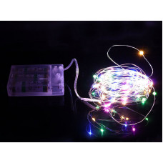 Гирлянда медный провод на батарейках AAx3 100LED 10,0м (микс) COPPER-WIRE-100M-1 200шт 8397 Гирлянда медный провод на батарейках AAx3 100LED 10,0м (микс) COPPER-WIRE-100M-1 200шт 8397
