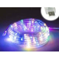 Гирлянда медный провод USB 10,0м 100LED (микс) COPPER-WIRE-100M-3 60шт 8621