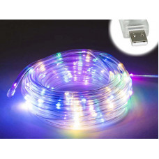 Гирлянда медный провод USB 20,0м 200LED (микс) COPPER-WIRE-200M-3 40шт 8417