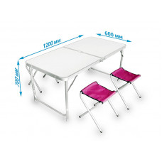 Набор стол складной и стулья (1+4) зеленый 1200х600х700 TABLE-004 1шт 9499 Набор стол складной и стулья (1+4) зеленый 1200х600х700 TABLE-004 1шт 9499