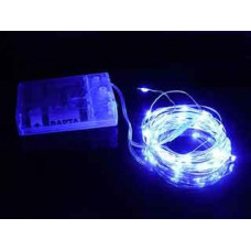 Гирлянда медный провод на батарейках AAx3 50LED 5,0м (синий) COPPER-WIRE-50B-1 300шт 8253 Гирлянда медный провод на батарейках AAx3 50LED 5,0м (синий) COPPER-WIRE-50B-1 300шт 8253