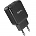 Зарядное устройство 220В USBx2 с кабелем USB - Lightning Hoco N7 Speedy 120шт 8143