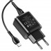 Зарядное устройство 220В USBx1 с кабелем USB - Type-C Hoco N2 Vigour 130шт 8137