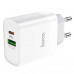 Зарядное устройство 220В USBx1 с кабелем Type C - Lightning Hoco C80A Rapido 120шт 8127
