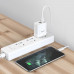 Зарядное устройство 220В USBx1 с кабелем Type C - Lightning Hoco C80A Rapido 120шт 8127