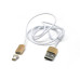 Кабель USB - micro USB / Lightning магнитный ART-042 250шт 7902