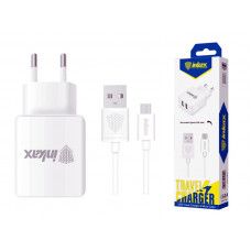 Зарядное устройство 220В с кабелем USB - micro USB Inkax CD-01-M (уп. 20шт) 200шт 8036 Зарядное устройство 220В с кабелем USB - micro USB Inkax CD-01-M (уп. 20шт) 200шт 8036