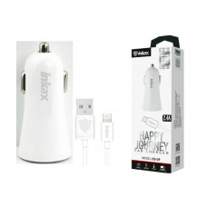 Зарядное устройство 12В с кабелем USB - Lightning Inkax CD-29 200шт 8030 Зарядное устройство 12В с кабелем USB - Lightning Inkax CD-29 200шт 8030