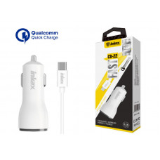 Зарядное устройство 12В с кабелем USB - Type-C Inkax CD-22 200шт 8029 Зарядное устройство 12В с кабелем USB - Type-C Inkax CD-22 200шт 8029