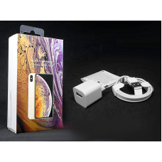 Зарядное устройство 220В USB с кабелем USB - Lightning ART-063 500шт 7904 Зарядное устройство 220В USB с кабелем USB - Lightning ART-063 500шт 7904