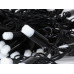 Гирлянда черный провод матовая шестигранная лампа 100LED (микс) 100-PLASTIC-M 60шт 8298