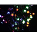 Гирлянда черный провод матовая шестигранная лампа 100LED (микс) 100-PLASTIC-M 60шт 8298