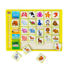 Деревянная игра "Ассоциации", виды животных